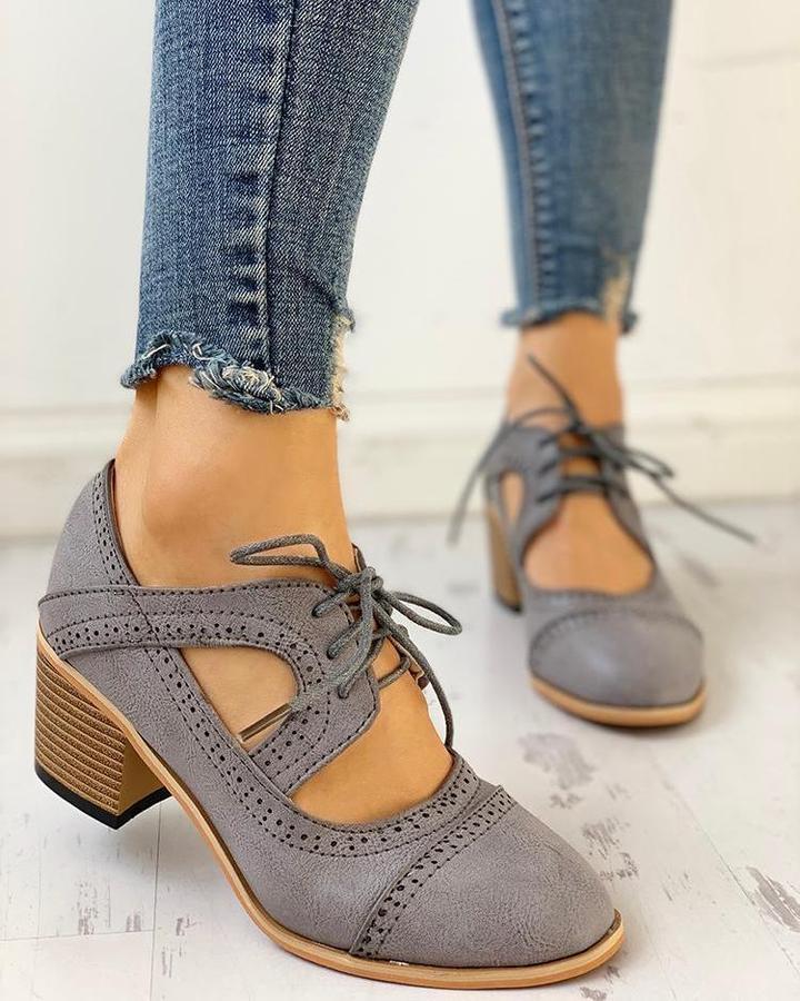 Ortodontyczne buty vintage - Lucia