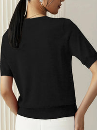 Spring Sweater with Short Sleeves – Mira