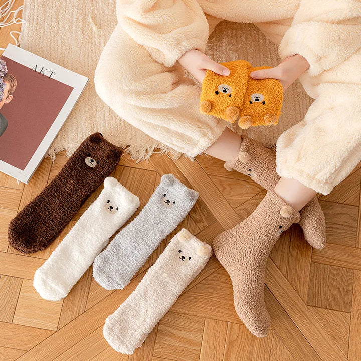 Anki Bear Socks | Cute & Soft