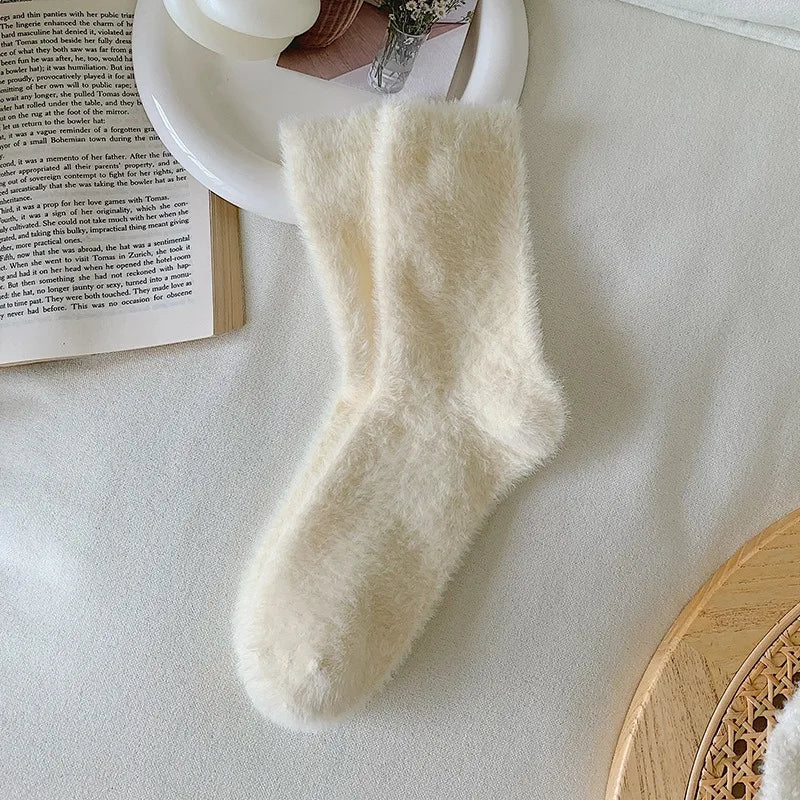 Anika Velvet Socks | Fluffy & Comfy