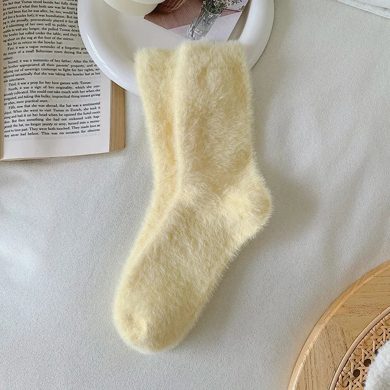 Anika Velvet Socks | Fluffy & Comfy
