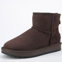 Inoe Suede Winter Shoes | Genuine Sheepskin, Super Warm & Soft