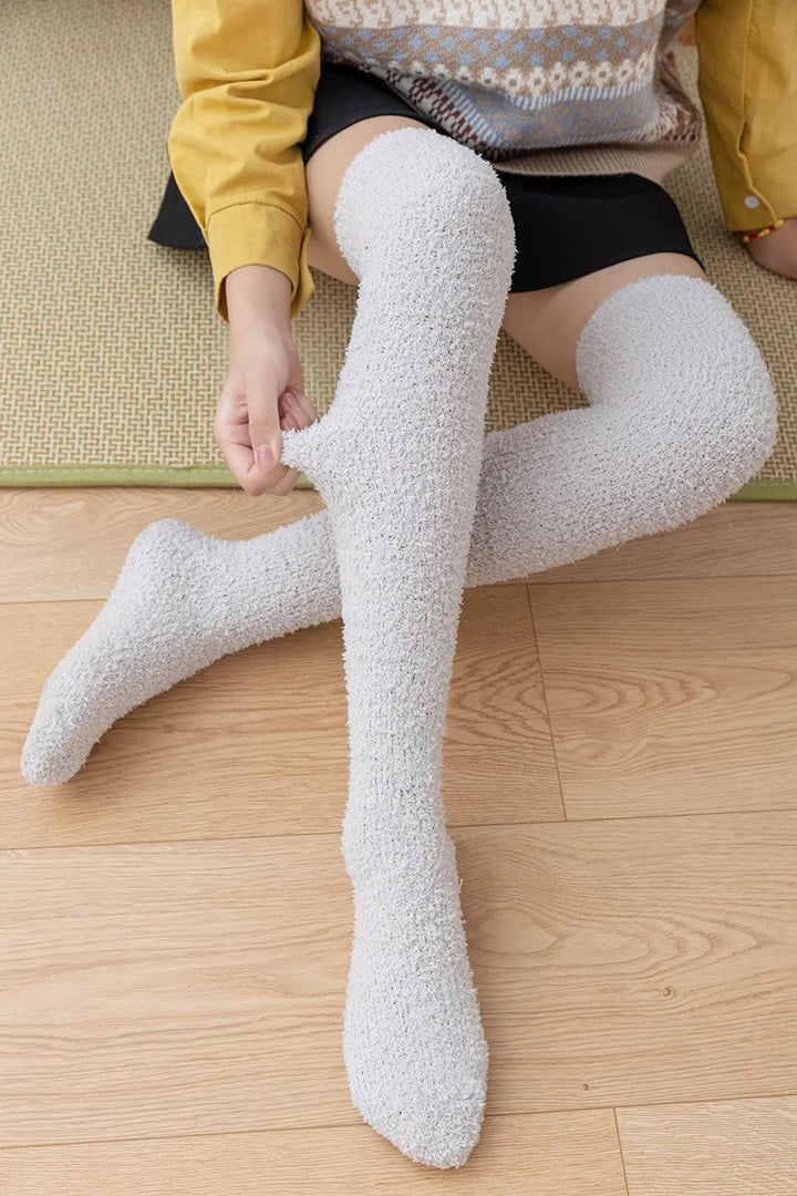 Brechtje Coral Bliss Knee Socks | Warm & Trendy