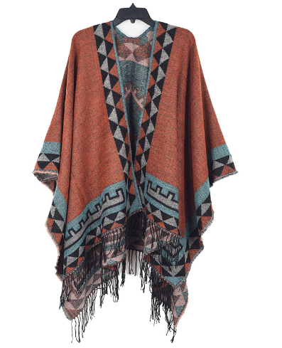 Kiki Knitted Poncho | Stylish & warm