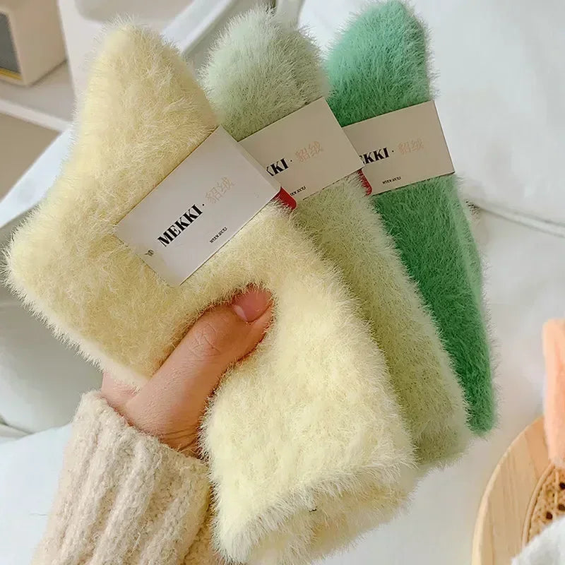 Anika Velvet Socks | Fluffy & Comfy