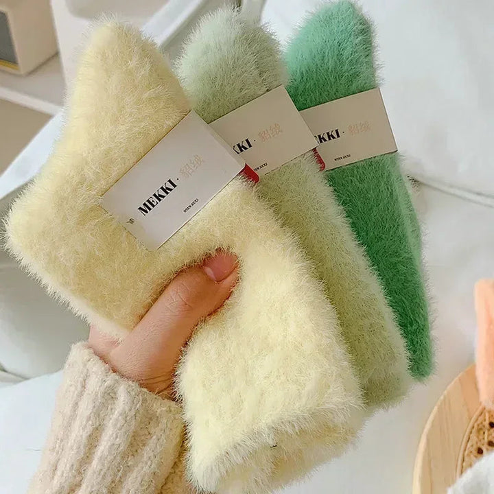 Anika Velvet Socks | Fluffy & Comfy