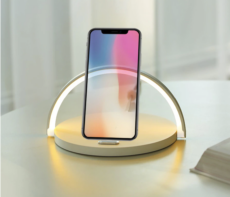 Bowlight Design™ | Atmospheric 3-in-1 Night Light with Wireless Charging