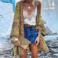 Zanzi Boho Cardigan | A Cheerful, Stylish & Mid-Length Kimono!