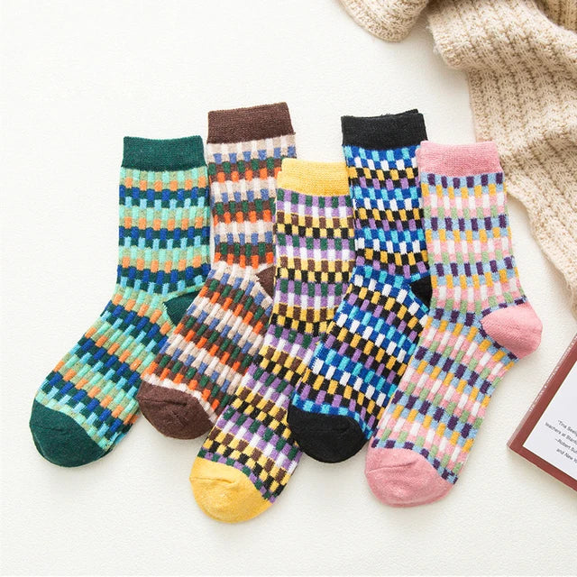 Anneliese Winter Socks | Retro Style, Woolly Warmth