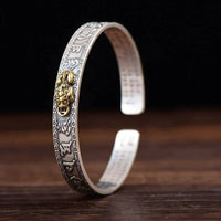 Silver Pixiu wealth bracelet | A piece of Chinese mythology