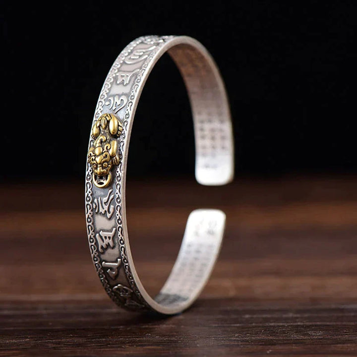 Silver Pixiu wealth bracelet | A piece of Chinese mythology