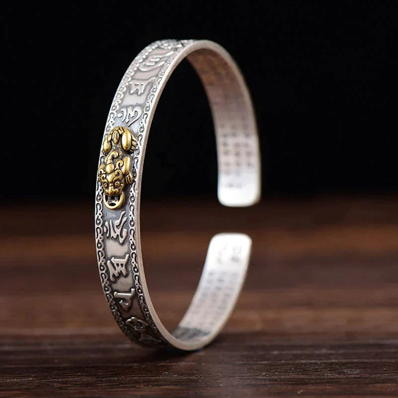 Silver Pixiu wealth bracelet | A piece of Chinese mythology