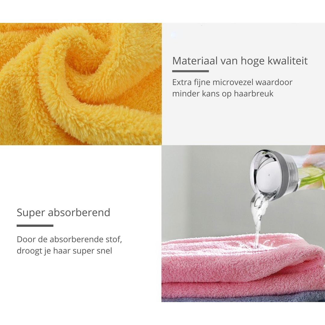 Magic Hair Towel | Dries your hair quickly without damage