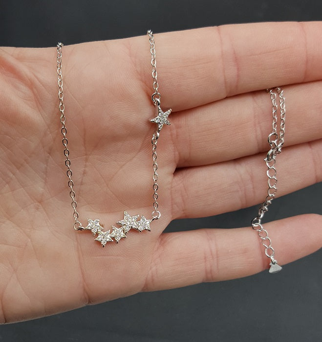 Silver Star Necklace | With a fun star design