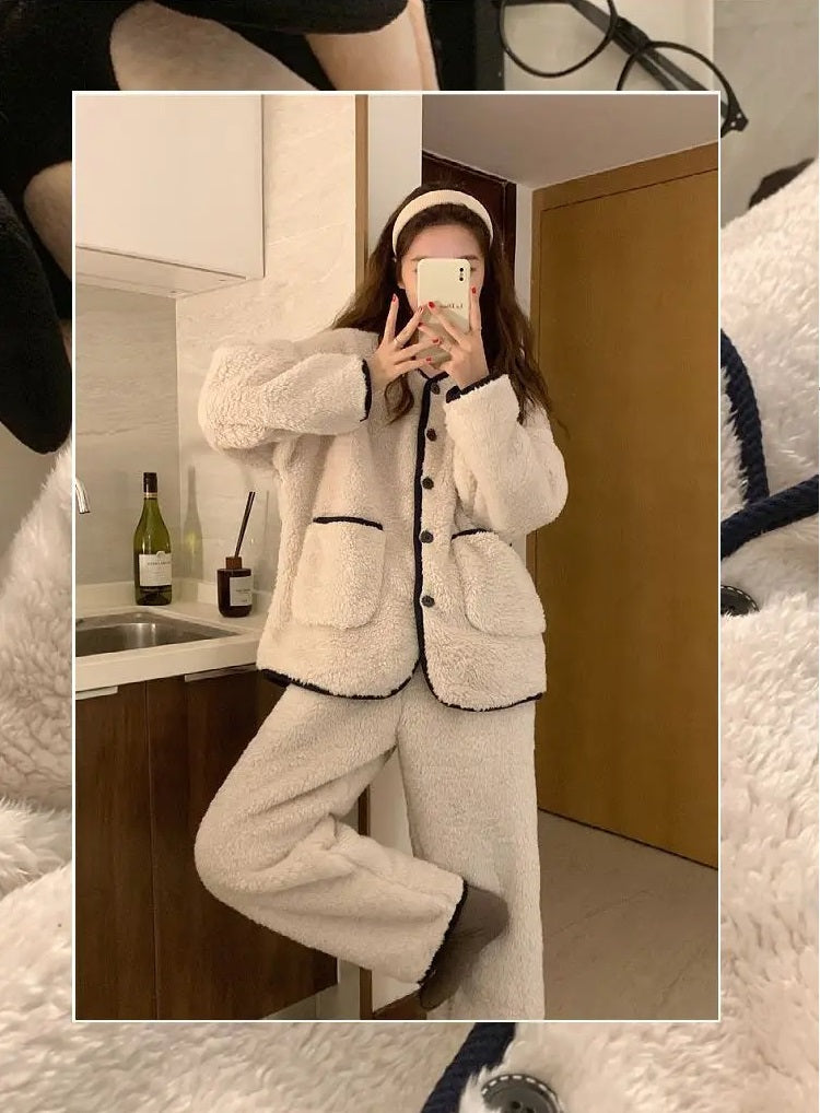 Jasmijn Fluff Pajama Duo | Warm & Comfy