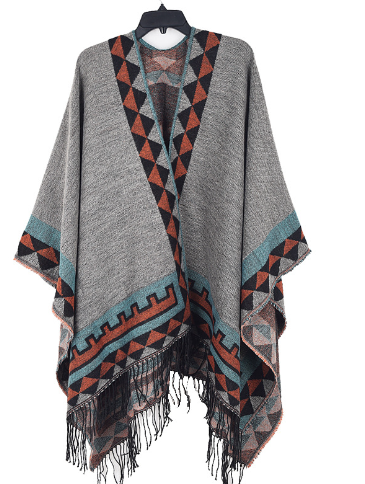 Kiki Knitted Poncho | Stylish & warm