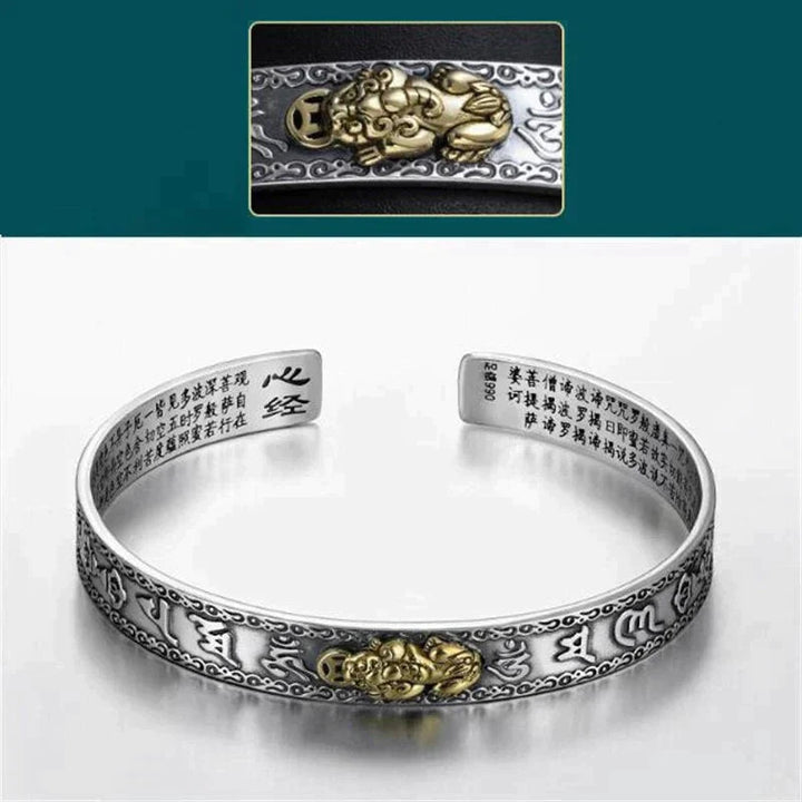 Silver Pixiu wealth bracelet | A piece of Chinese mythology