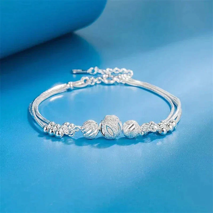 Silver Pearl Bracelet | With multiple pearls