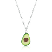 Avocado Heart Necklace | A unique friendship necklace
