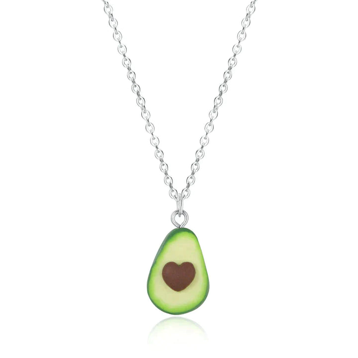 Avocado Heart Necklace | A unique friendship necklace