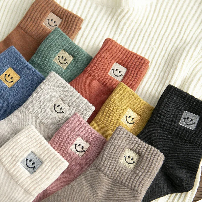 Anouk Smiley Socks | Vintage Socks with a Smile