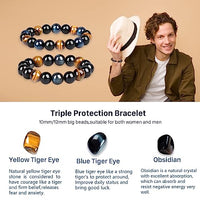 Triple Protection Beaded Bracelet | Bold with meaning