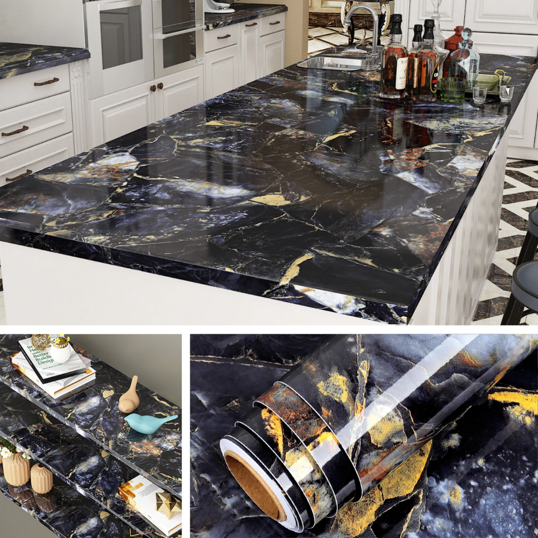 Sammy Jackson™ MarbleLook™ | Beautiful Decoration for Any Surface! Waterproof & Oilproof