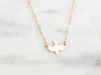 Fijne ketting met vliegende vogel | Een subtiele ketting voor ieder moment