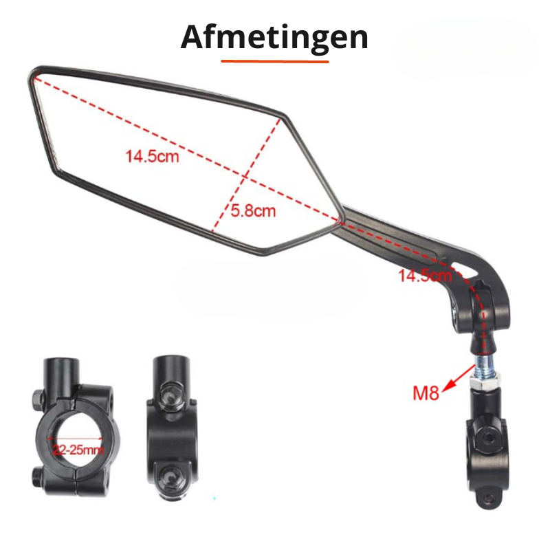 FlexiView | The indispensable (motor)bike mirror for safe riding