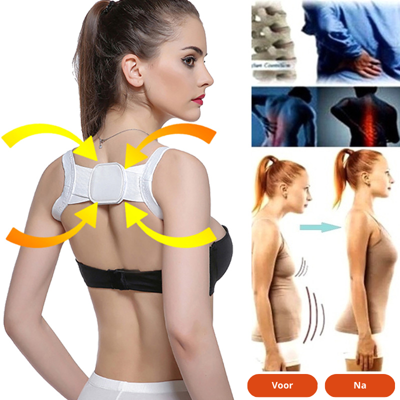 SpineAlign Pro | Popraw swoją postawę i złagodź ból pleców dzięki korekcyjnemu pasowi na plecy