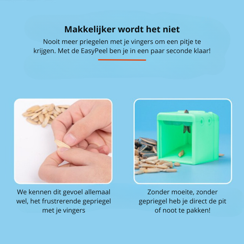 EasyPeel | Save time and effort peeling your sunflower seeds