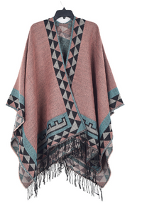 Kiki Knitted Poncho | Stylish & warm