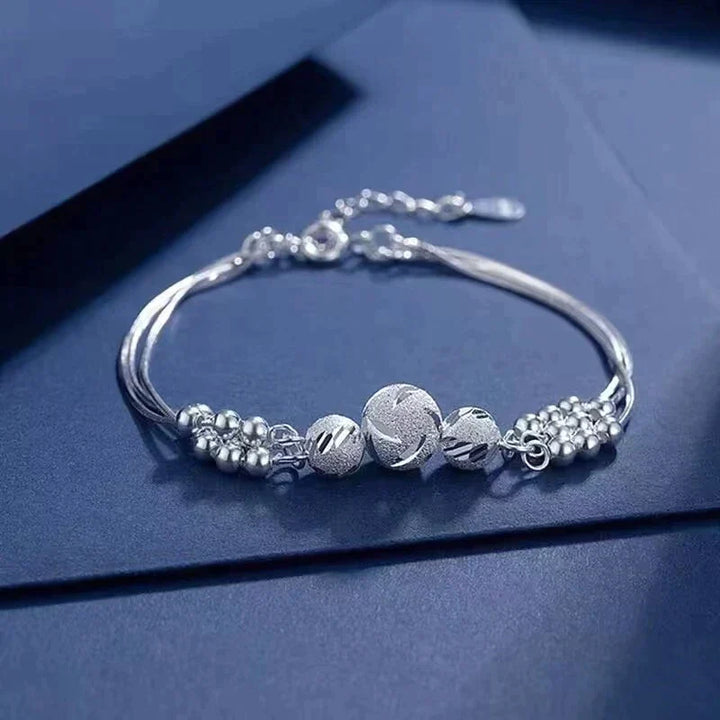 Silver Pearl Bracelet | With multiple pearls