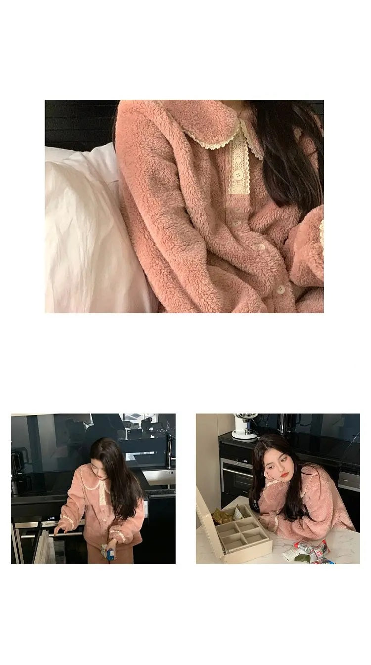 Jasmijn Fluff Pajama Duo | Warm & Comfy