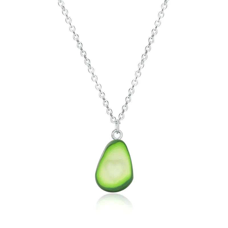 Avocado Heart Necklace | A unique friendship necklace