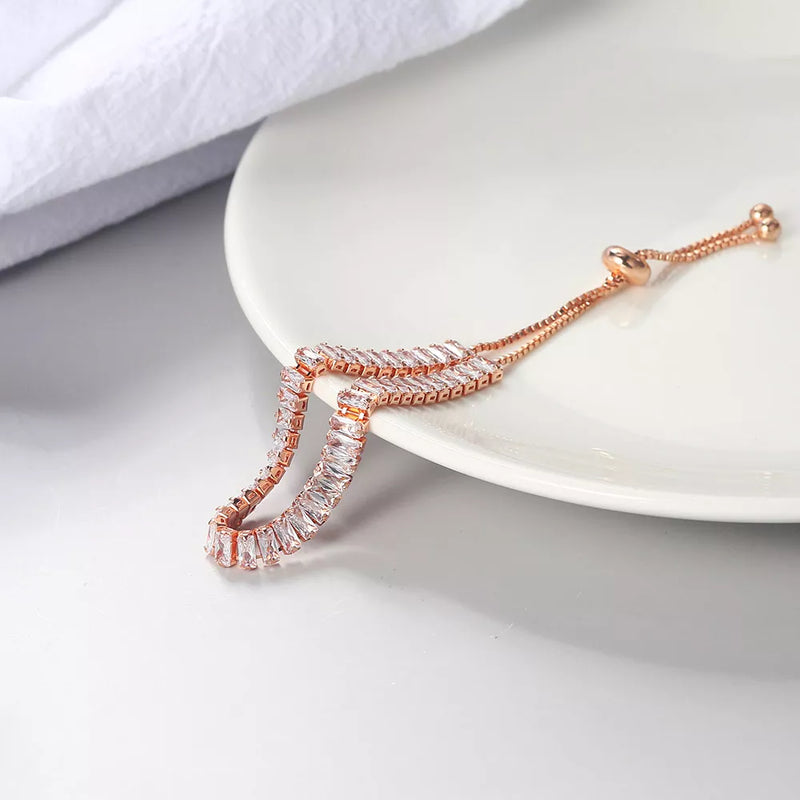 Rose Gold Bracelet | Unique and adjustable in size!