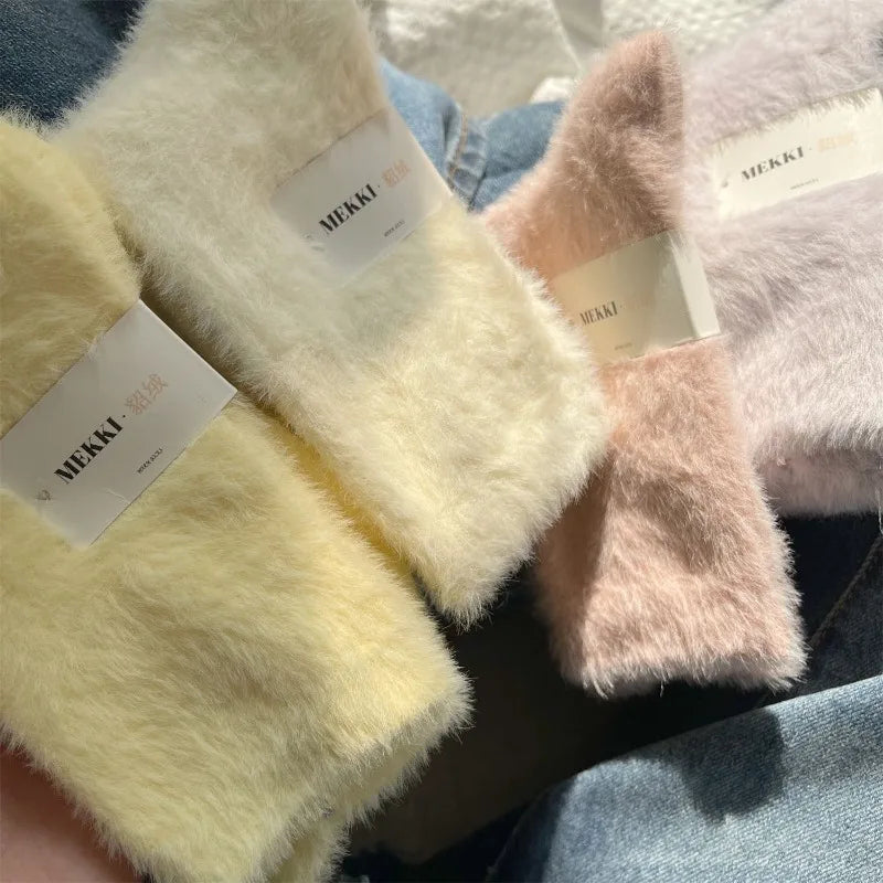 Anika Velvet Socks | Fluffy & Comfy