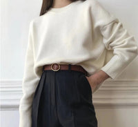 Anna Cashmere Bliss Sweater | Soft & Comfortable