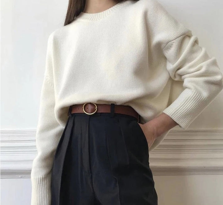 Anna Cashmere Bliss Sweater | Soft & Comfortable