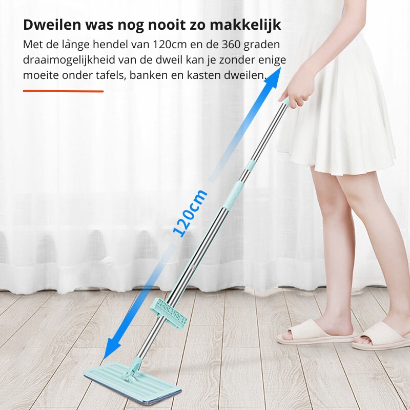 EasyMop | Oszczędzaj czas i wysiłek dzięki praktycznej funkcji wyciskania do czyszczenia