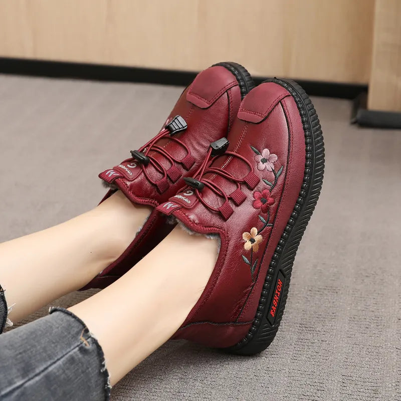 Gemma Leren Sneakersy zimowe | Stylowe i wygodne