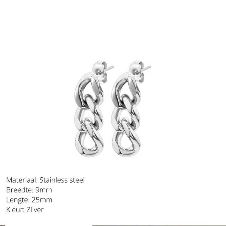 Gold Chain Earrings | Complete your outfit with these beautiful earrings