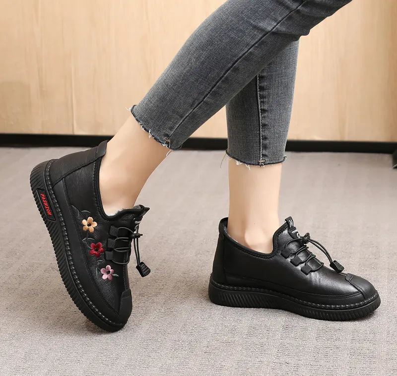 Gemma Leren Sneakersy zimowe | Stylowe i wygodne