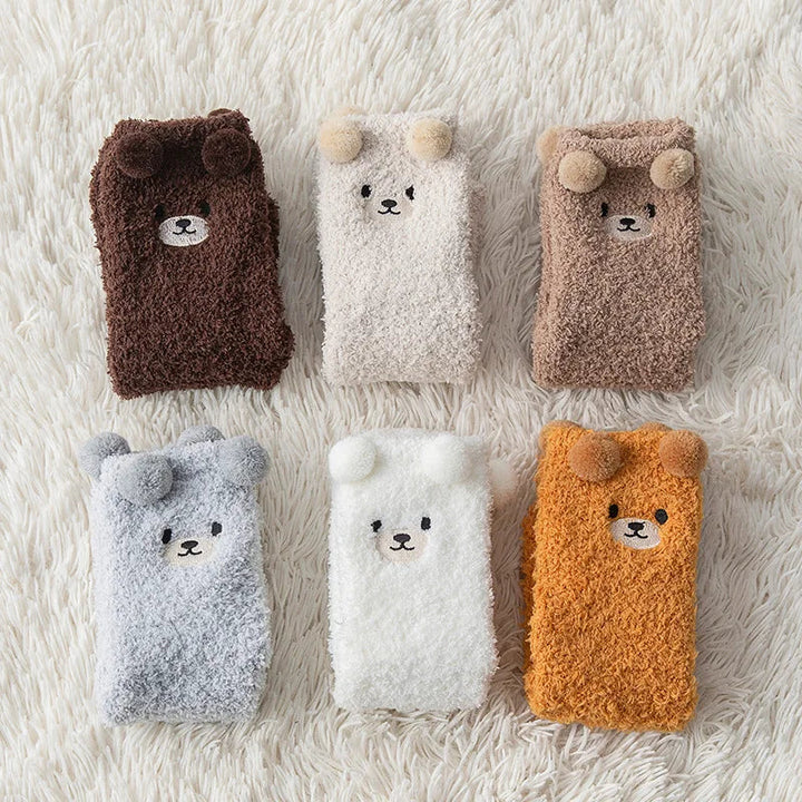 Anki Bear Socks | Cute & Soft