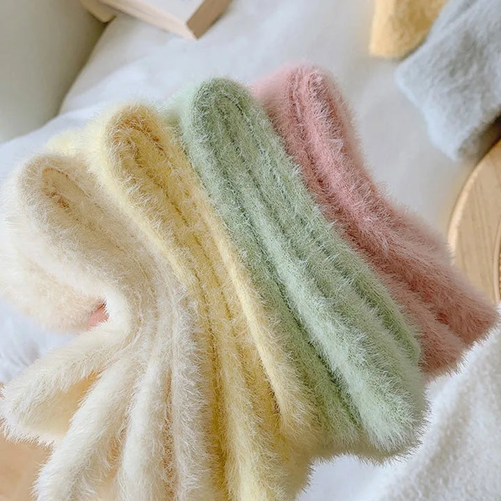 Anika Velvet Socks | Fluffy & Comfy
