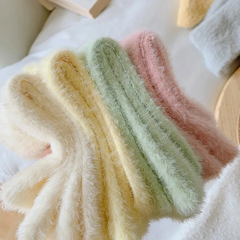 Anika Velvet Socks | Fluffy & Comfy