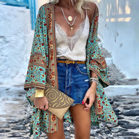 Zanzi Boho Cardigan | A Cheerful, Stylish & Mid-Length Kimono!