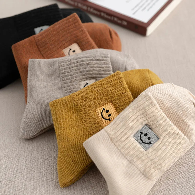 Anouk Smiley Socks | Vintage Socks with a Smile