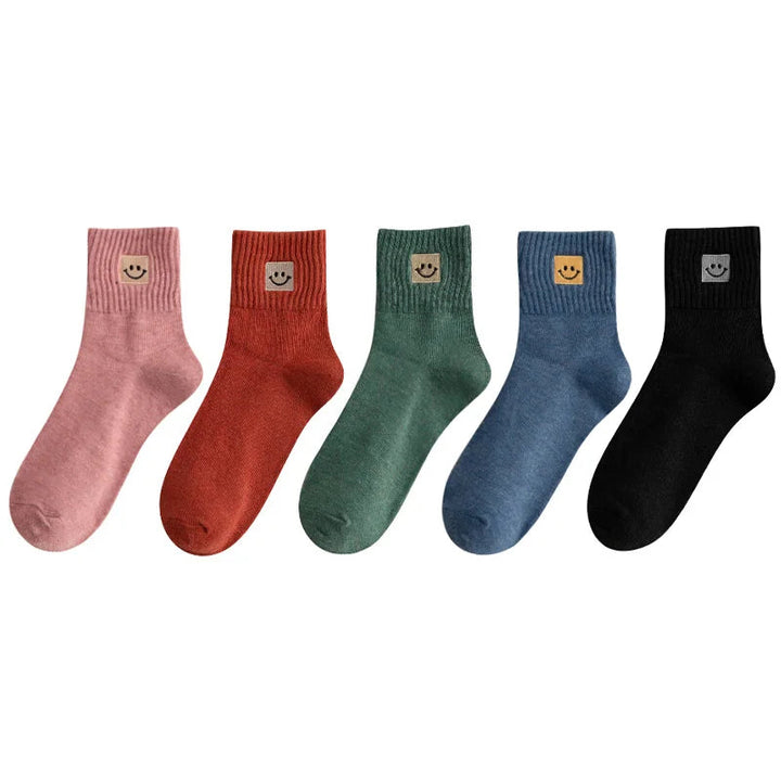 Anouk Smiley Socks | Vintage Socks with a Smile