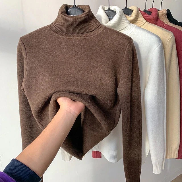 Eloise welurowy golf | Stylowy i ciepły